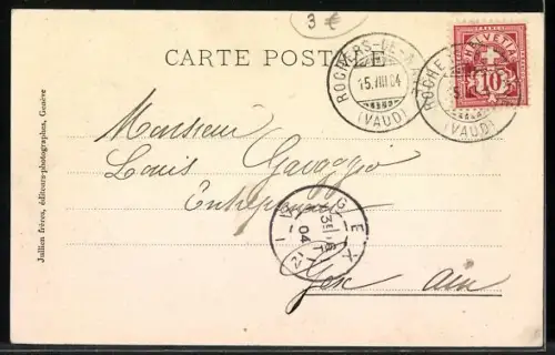 AK Rochers-De-Naye, Sommet de Rochers de Naye, Bergbahn