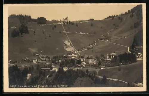 AK Funiculaire de Sonloup, Les Avants et Funiculaire de Sonloup