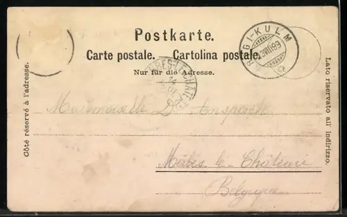 AK Rigi-Bahn, Schnurtobelbrücke mit einem Wagen der Bergbahn