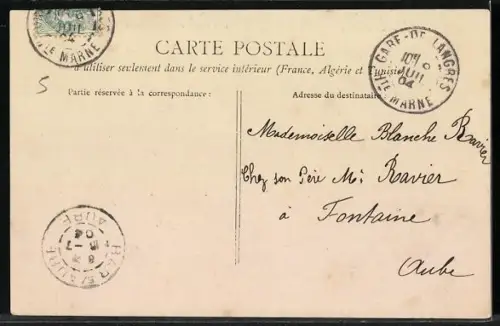 AK Langres, Le Chemin de Fer & Crémaillère, Bergbahn