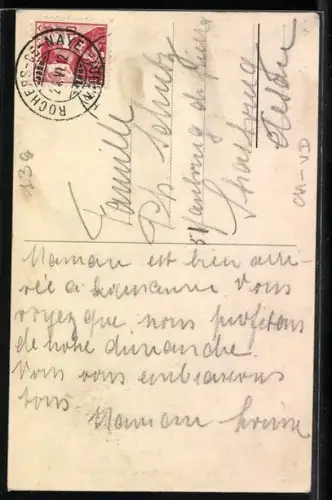 AK Chemin de fer de Rochers de Naye, Chemin de fer et Grand Hotel