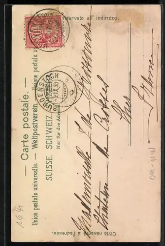 AK Bürgenstock, Ansicht der Bergbahn