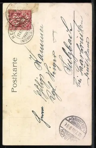 Künstler-AK Pilatusbahn /Mattalp, Gleise der Pilatusbahn