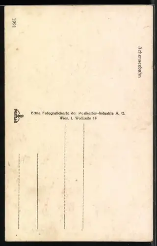 AK Achenseebahn, Wegkreuz an den Gleisen der Achenseebahn