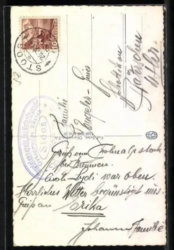 AK Drahtseilbahn Schwyz-Stoos, Endstation mit Mythen