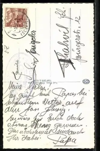 AK Drahtseilbahn Schwyz-Stoos, Endstation mit Mythen