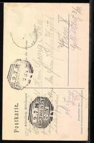 AK Schafberg, Wetterlochtunnel der Bergbahn