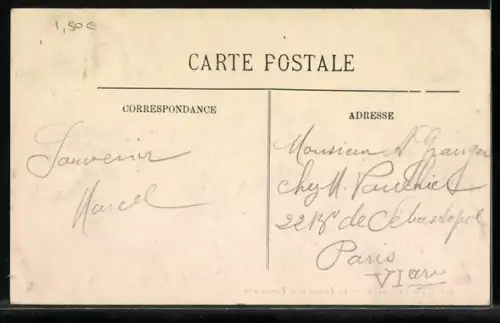 AK Le Treport, La Falaise et le Funicolaire, Bergbahn