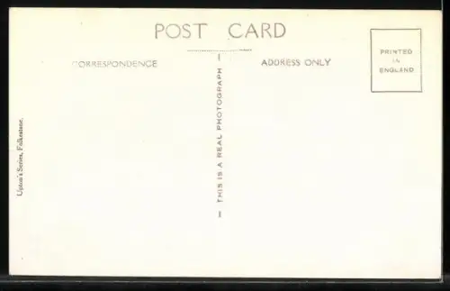 AK Folkestone, The Lift, Bergbahn