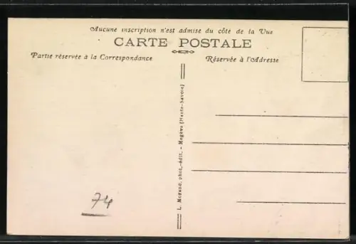 AK Mont-Lachat, Chemin de fer du Mont-Blanc conduissant au Glacier de Bionnassay, Station, Chaine Mont-Blanc, Bergbahn