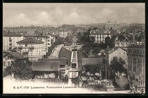 AK Lausanne, Funiculaire Lausanne-Ouchy, Bergbahn