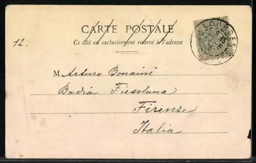 AK Lourdes /Hautes-Pyrénnées, Gare de Départ du Funiculaire du Pic du Jer