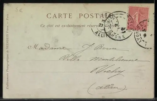 AK Lyon, Le Chemin de Fer à la Ficelle, Bergbahn