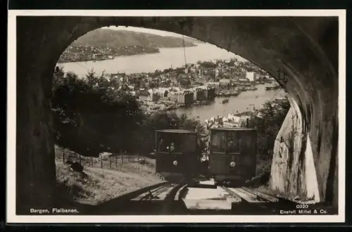 AK Bergen, Flöibanen, Bergbahn