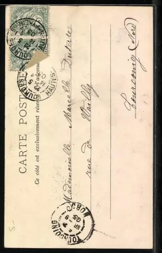 AK Lourdes, La Gare du Funiculaire, Bergbahn