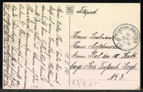 Künstler-AK Meissner & Buch (M&B), Blumenkorb