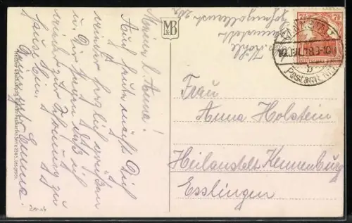 Künstler-AK Meissner & Buch (M&B) Nr. 2345: Zwei Sommerblumensträusse in Vasen