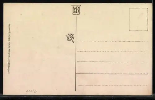 Künstler-AK Meissner & Buch (M&B) Nr. 2459: Gelbe Rosen