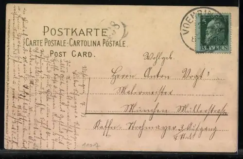 Künstler-AK Meissner & Buch (M&B) Nr. 1279: Dein Haus sei Deine Welt, Bauernhäuser