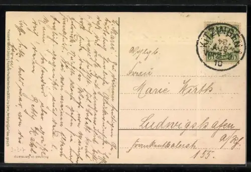 Künstler-AK Meissner & Buch (M&B) Nr. 1633: Stilleben mit getrockneter Blüte