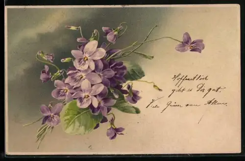 Künstler-AK Meissner & Buch (M&B) Nr. 1511: Wenn der Frühling kommt