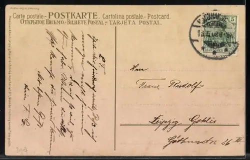 Künstler-AK Meissner & Buch (M&B) Nr. 1511: Wenn der Frühling kommt