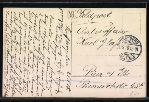 Künstler-AK Meissner & Buch (M&B) Nr. 2186: Bunte Blumen in einer Schale