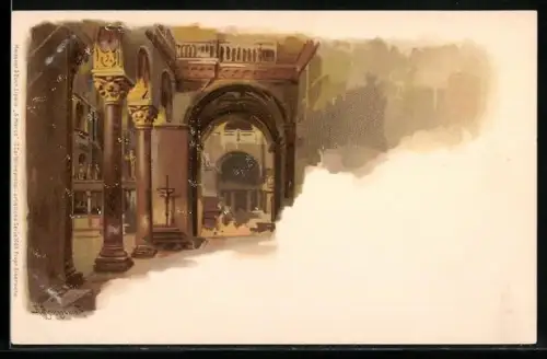 Lithographie Venezia, San Marco