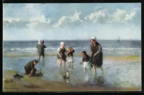 Künstler-AK Meissner & Buch (M&B) Nr. 2693: Kinder der See