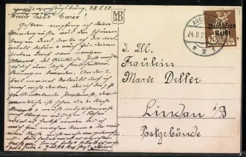 Künstler-AK Meissner & Buch (M&B) Nr. 2345: Zwei Blumensträusse