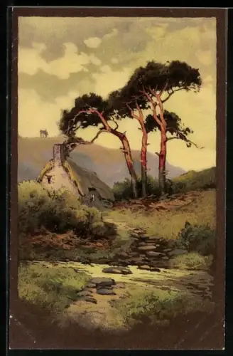 Künstler-AK Meissner & Buch (M&B) Nr. 1368: Glühende Farben auf Feld und Flur