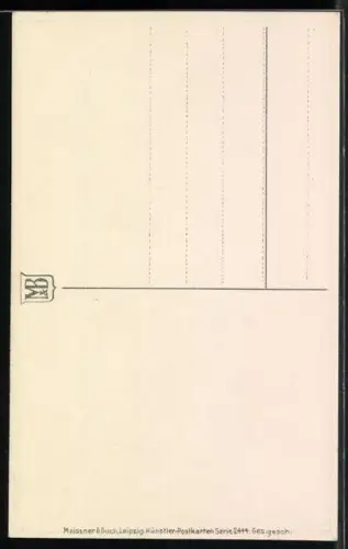 AK Zwei Kinder mit Hund auf einem Steg, Des Meeres und der Liebe Wellen