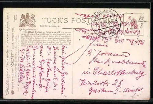 AK Schwarzwälder in Tracht in einem Gasthaus