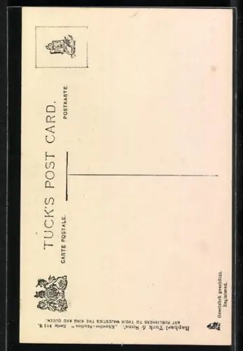 Künstler-AK Raphael Tuck & Sons Nr. 313: Älterer Herr mit Hut