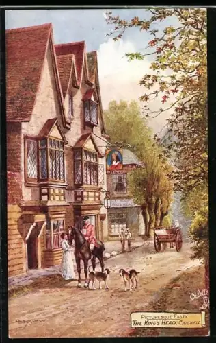Künstler-AK Raphael Tuck & Sons Nr. 7489: Chigwell /Essex, The King`s Head