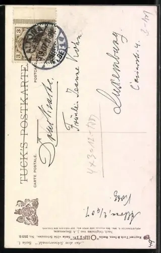 Künstler-AK Raphael Tuck & Sons Nr. 253B: In der Schwarzwaldstube