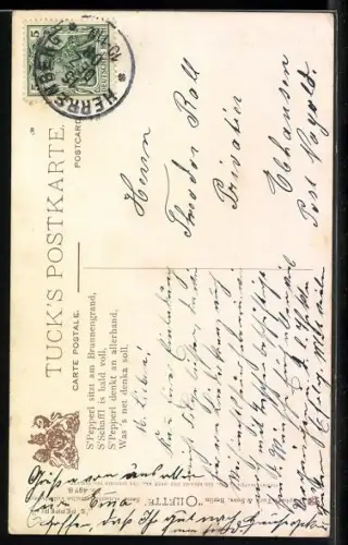 AK `S Pepperl, bayrisches Mädchen an Wasserquelle