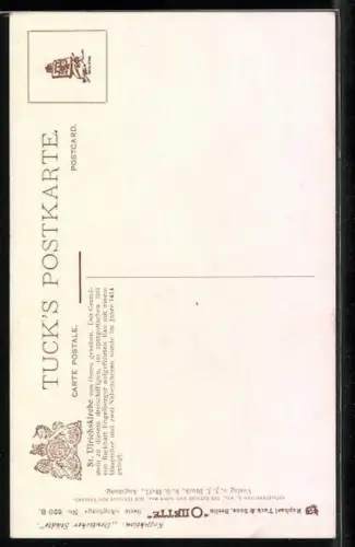 Künstler-AK Augsburg, Partie bei St. Ulrich