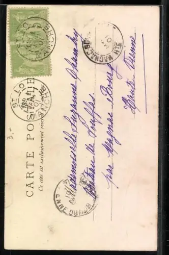 Künstler-AK Raphael Tuck & Sons Nr. 12: Kind mit Hut, blühende Blumen