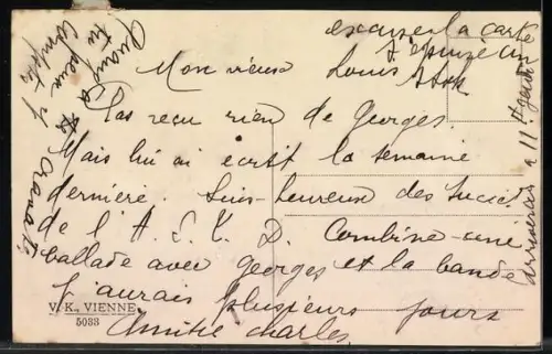 Künstler-AK V.K., Vienne Nr. 5033: Kinder bewundern einen Tannenbaum