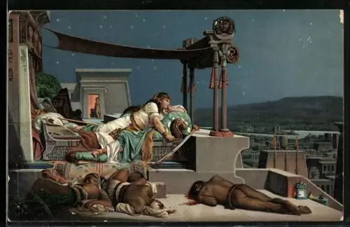 Künstler-AK Stengel & Co. Nr.29226: Les porteurs de mauvaises nouvelles von Lecomte de Nouy