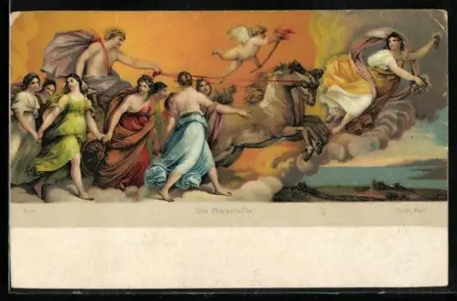 Künstler-AK Stengel & Co. Nr. 29803: Roma - Aurora von Guido Reni