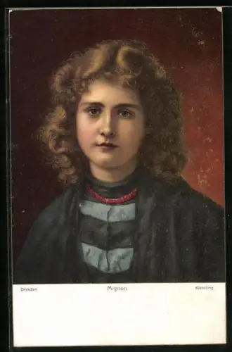 Künstler-AK Stengel & Co. Nr. 29721: Mignon, Lockiges Mädchen