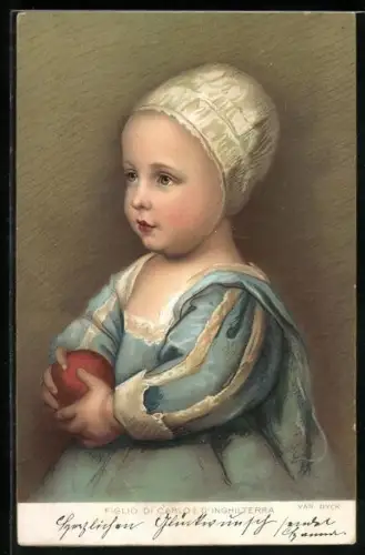 Künstler-AK Stengel & Co. Nr. 29807: Portrait von König Karl I. von England als Kleinkind