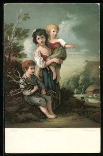 Künstler-AK Stengel & Co. Nr. 29948: Gainsborough: Rustic children