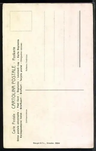 AK Madonna mit Kind auf dem Schoss