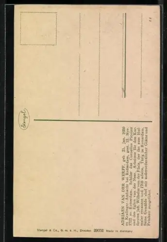 Künstler-AK Stengel & Co. Nr. 29052: Schäferscene