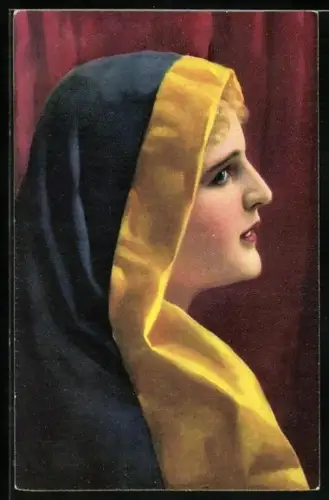 Künstler-AK Stengel & Co. Nr.29324: Portrait Helga