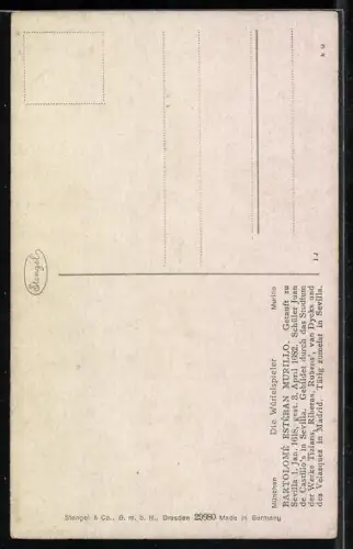 Künstler-AK Stengel & Co. Nr. 29980: Die Würfelspieler, Knirpse beim Knobeln