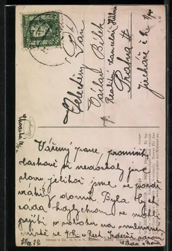 Künstler-AK Stengel & Co. Nr. 29170: Marga, Dresden, Wilhelm Hunger